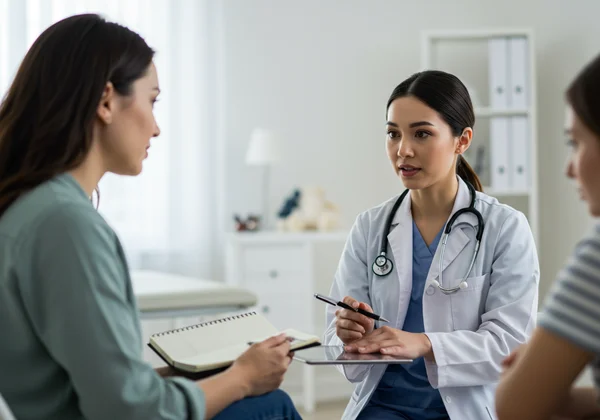 Ibu bapa dan pakar pediatrik membincangkan kebimbangan autisme kanak-kanak.