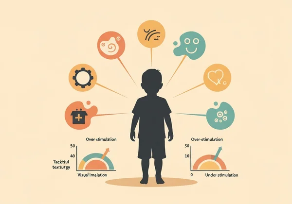 Visual representation of a child's sensory profile analysis.