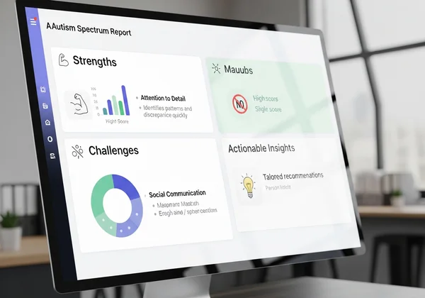 Personalized AI autism report with insights
